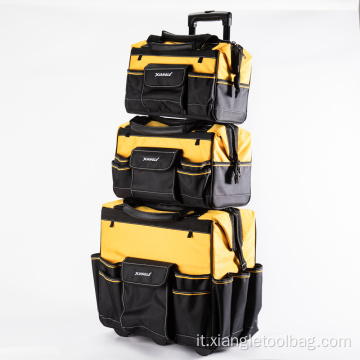 Set di sacchetti per utensili da carrello in 3 pezzi: ad alta capacità e resistente